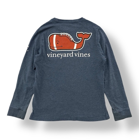 Vineyard Vines | Long Sleeve Football Logo Tee (S) 🏈 - Picture 1 of 5